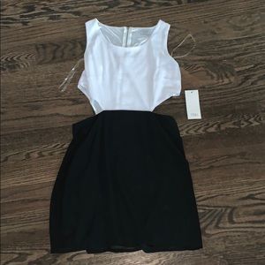 Black and white summer dress
